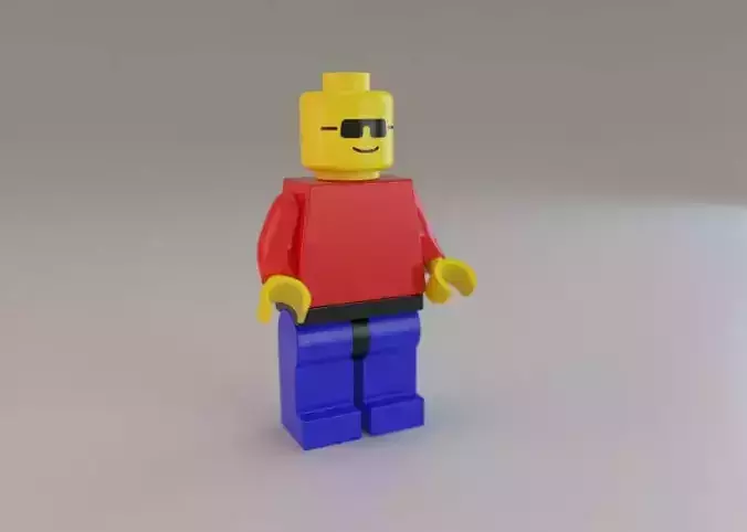 LEGO Figure 3D model
