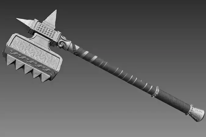 Zbrush Axe 2 3D model