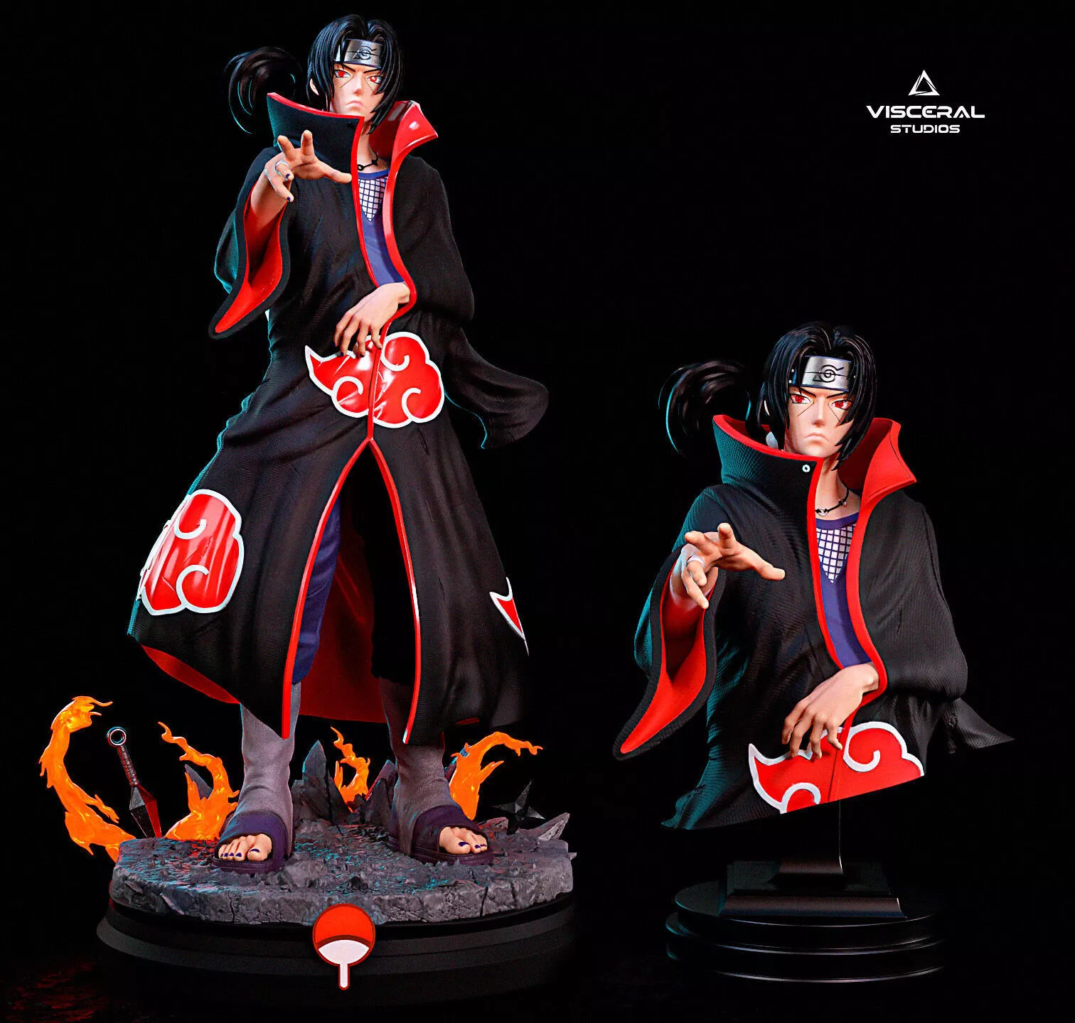 Itachi Uchiha Full Figure Bust 3D print model