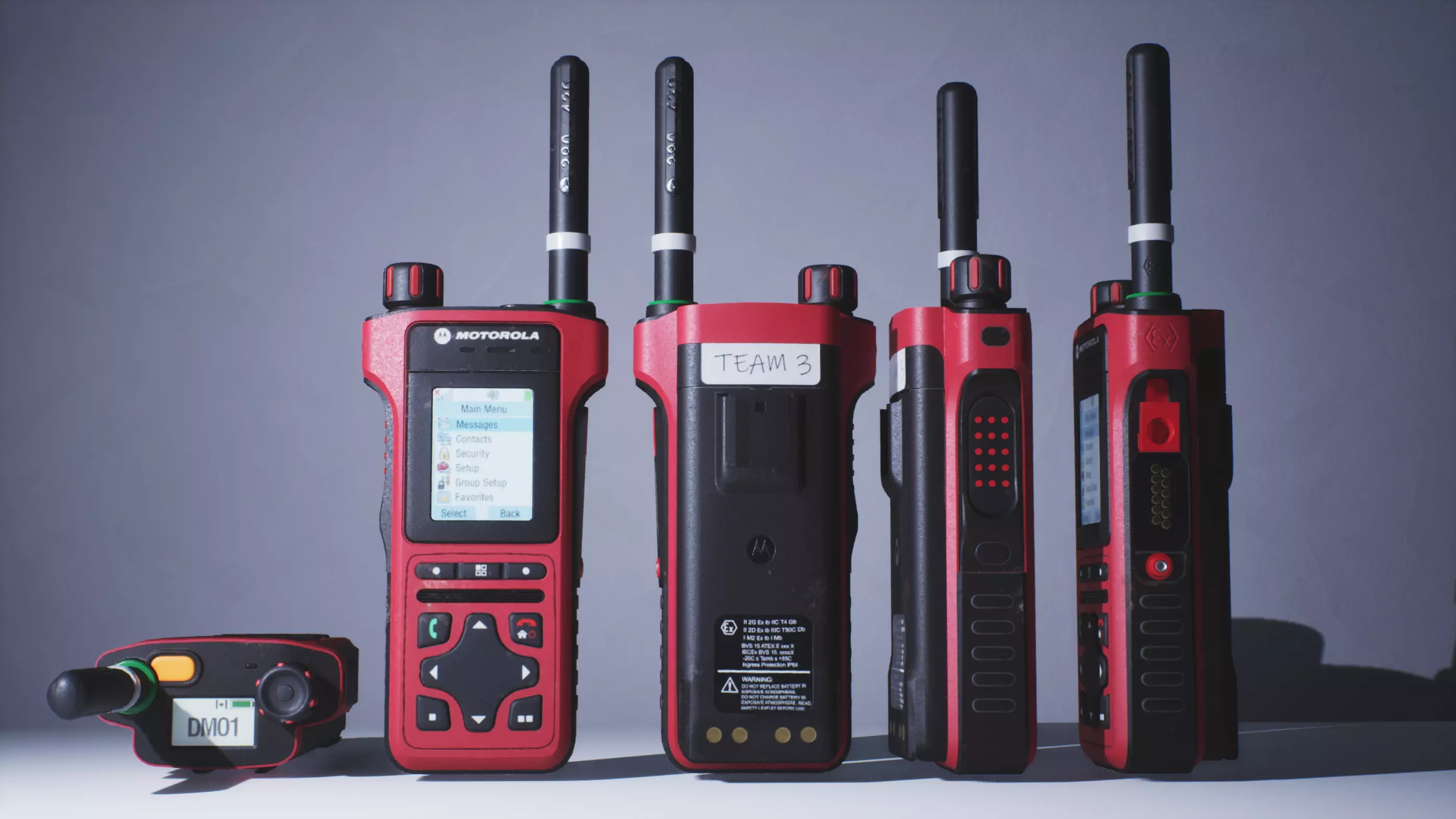 Walkie Talkie Radio MOTOROLA MTP8500 Ex Low-poly 3D model