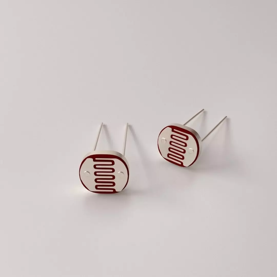 Photoresistor pair of resistors 3D model_0