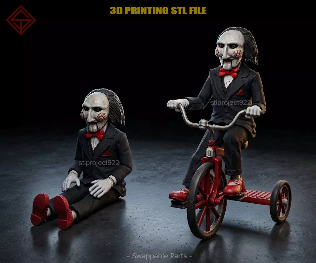 Billy the Puppet 3D print model