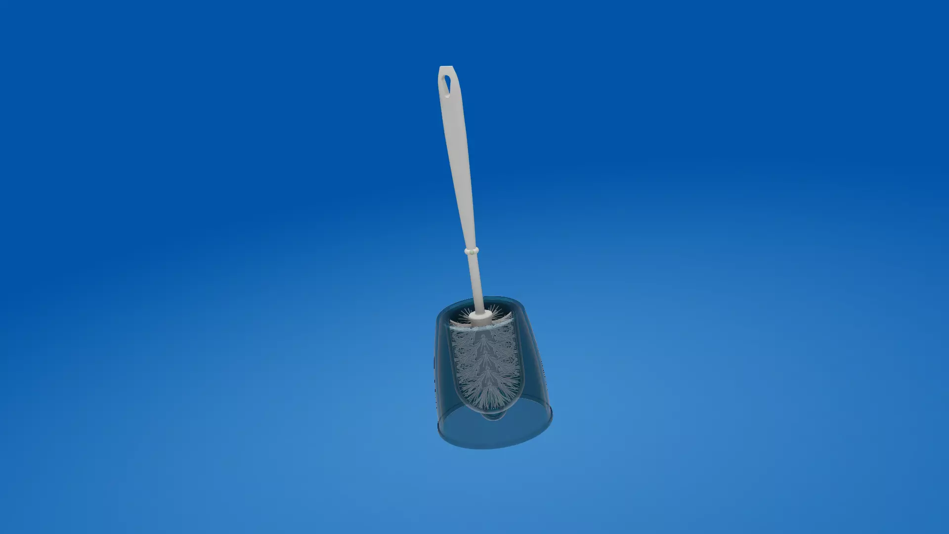 Toilet bowl brush Low-poly 3D model