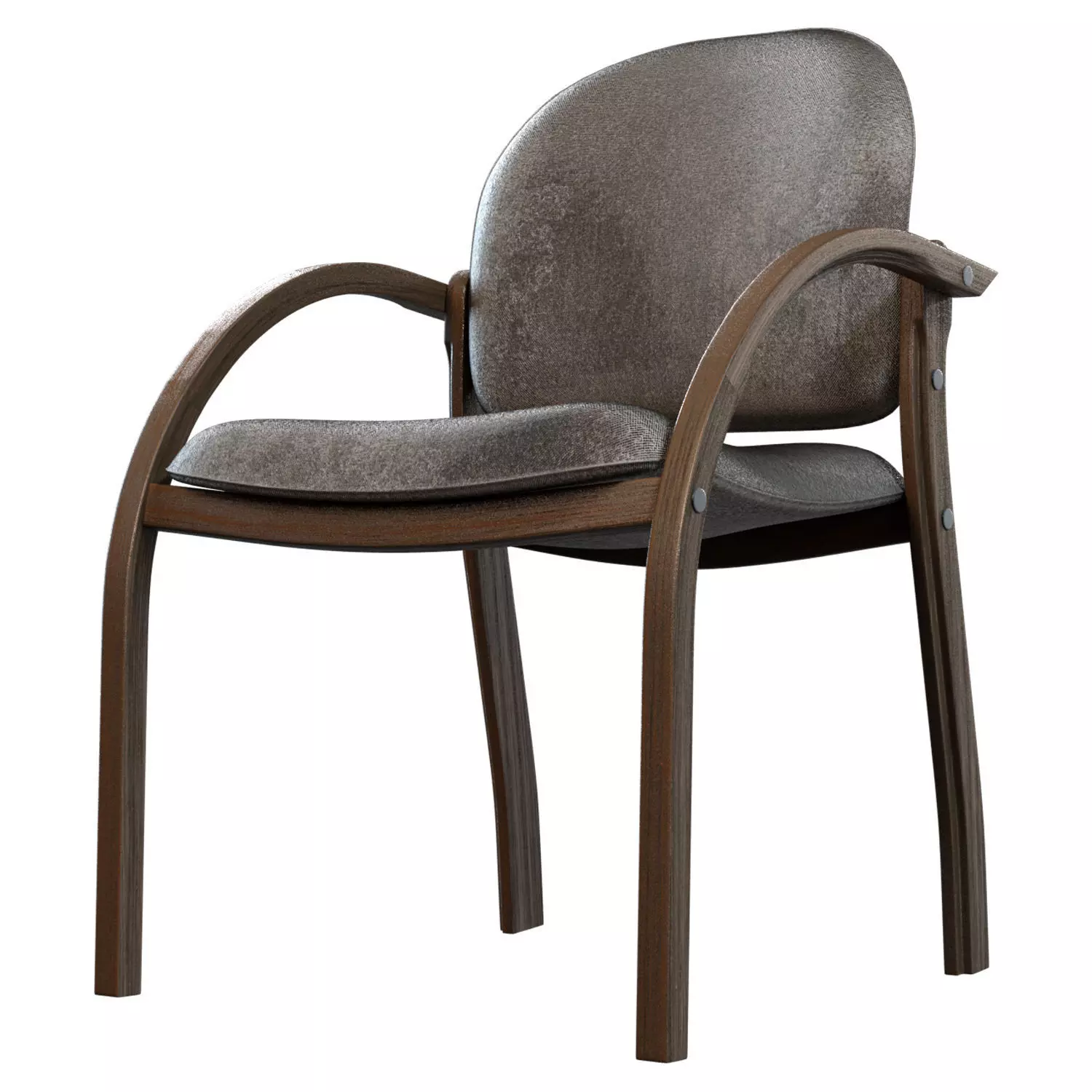 Hoff Chairman Chair Low-poly 3D model