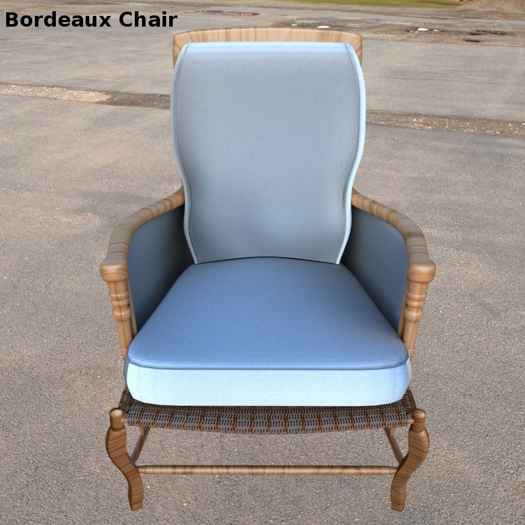 Bordeaux Chair  3D model_0