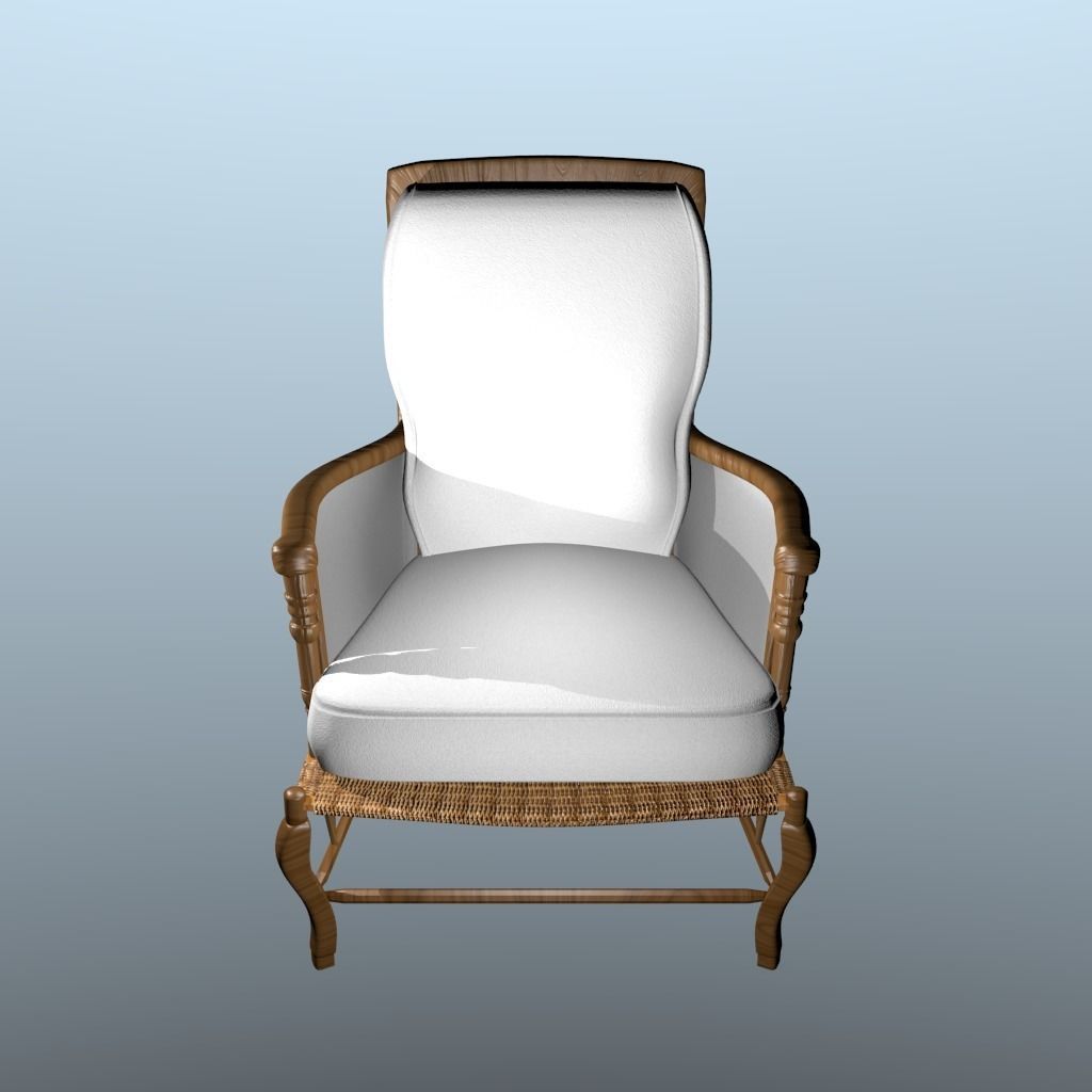 Bordeaux Chair  3D model_3