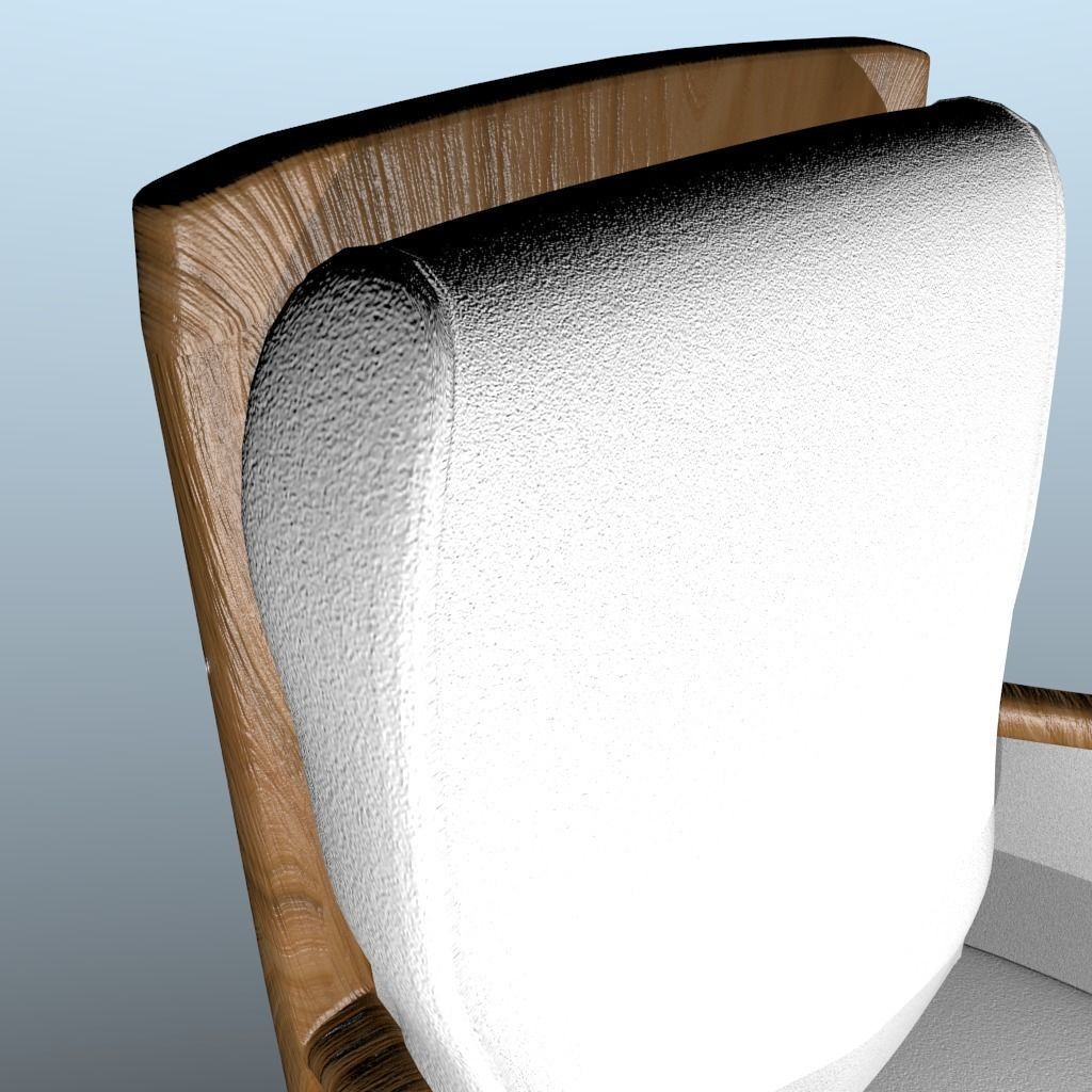 Bordeaux Chair  3D model_10