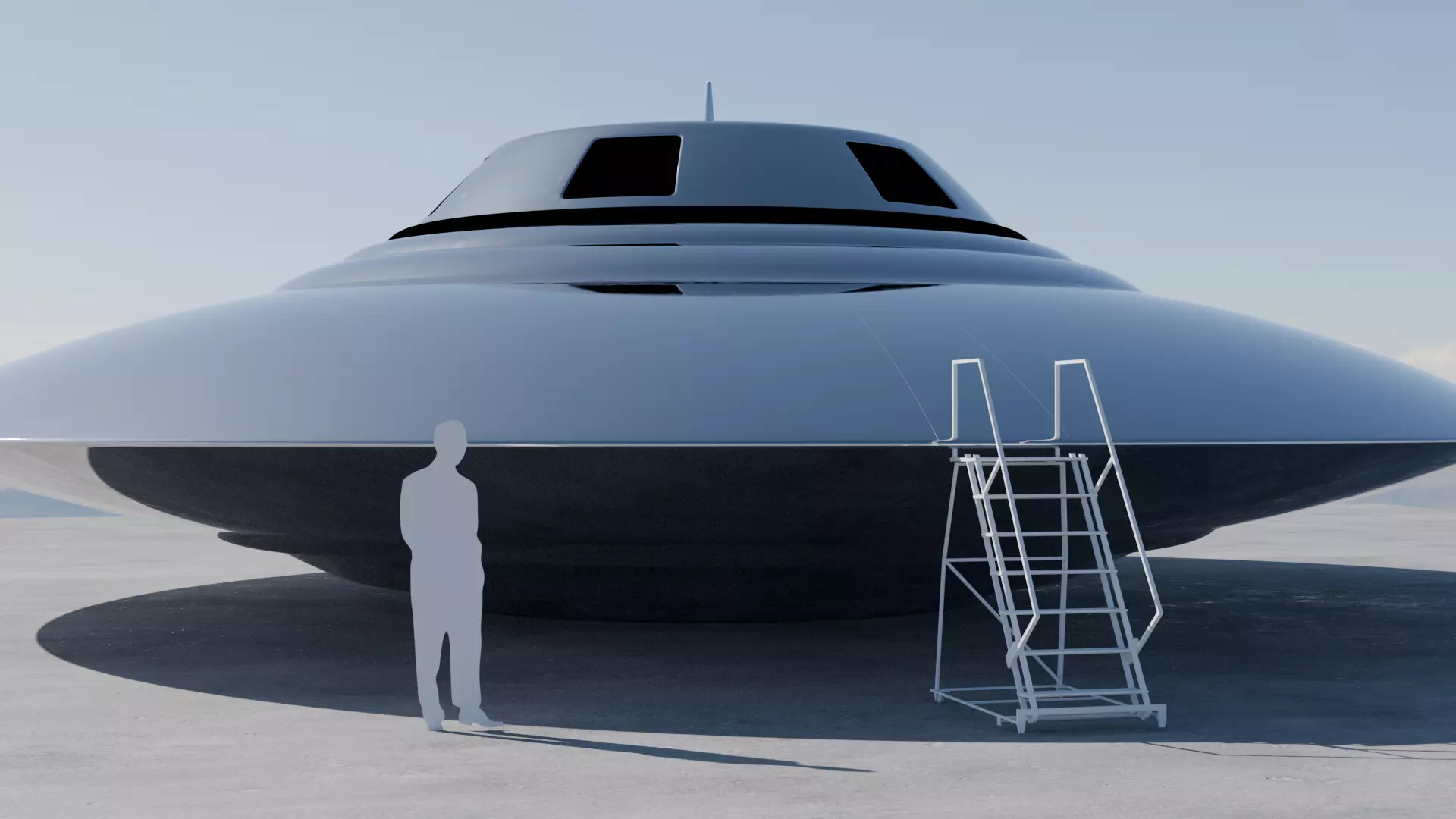 UFO Sport Model - Bob Lazar 3D model