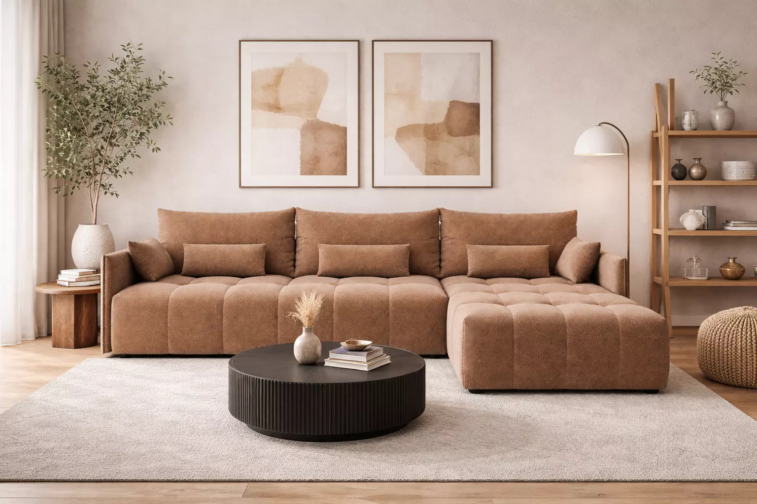 Modern Sectional Sofa Set 3D model