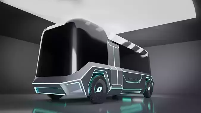 Sci-Fi Futuristic Super Bus Concept