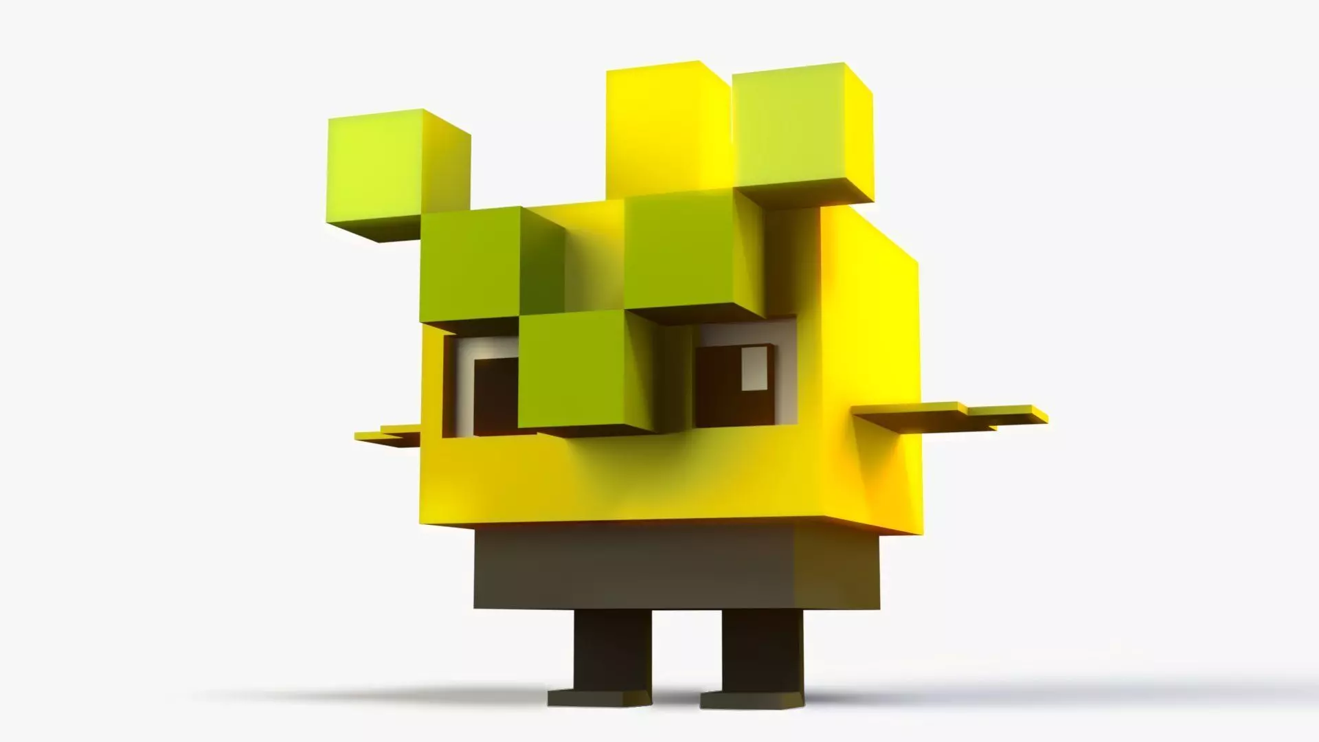 Minecraft Browt From Pokemon Game Low-poly 3D model