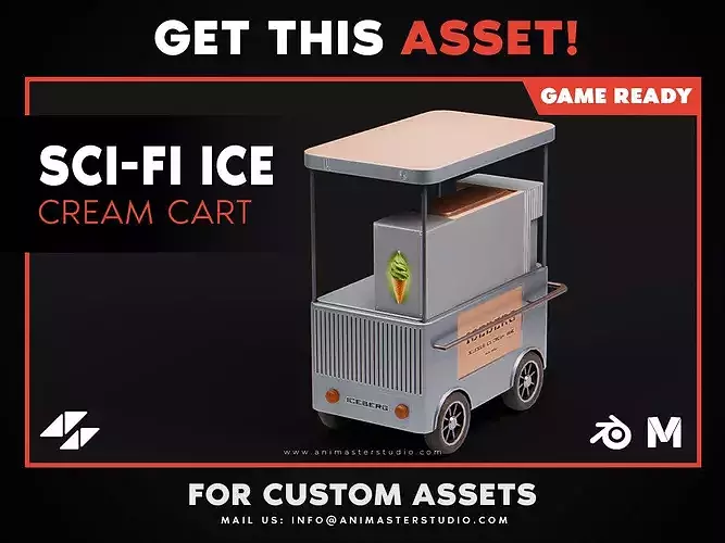 Futuristic Ice Cream Cart