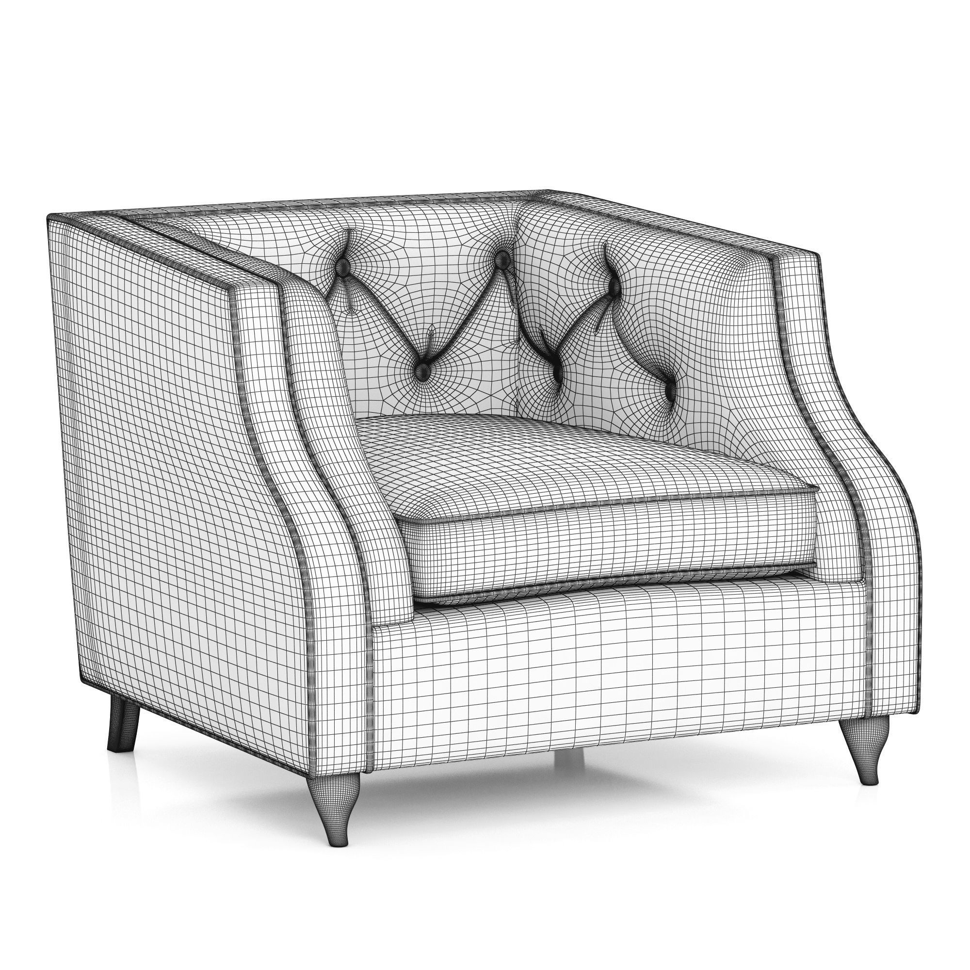 Caracole Balancing Act Chair 3D model_7