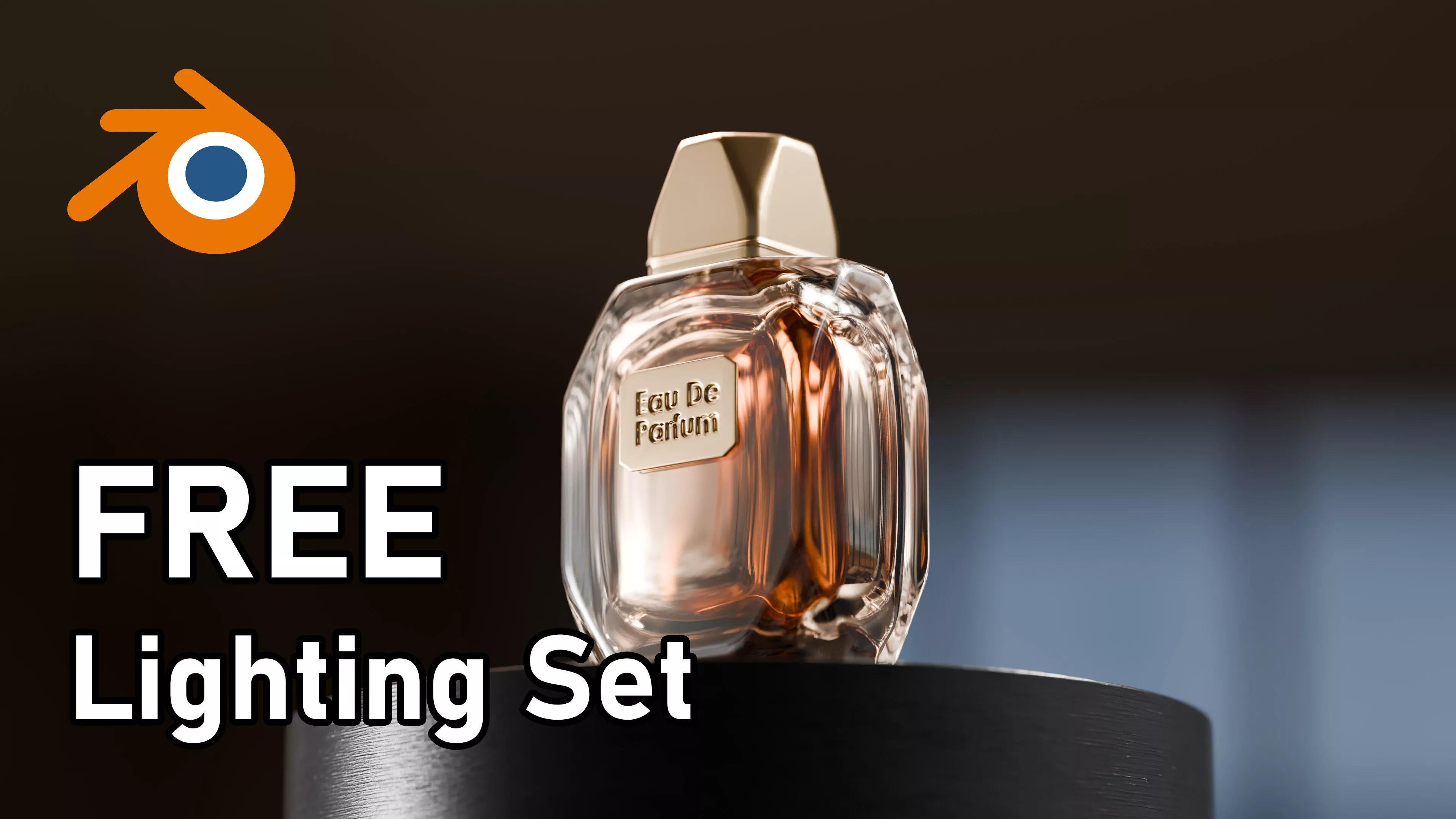 Free Lighting Scene 3D Blender File Free 3D model