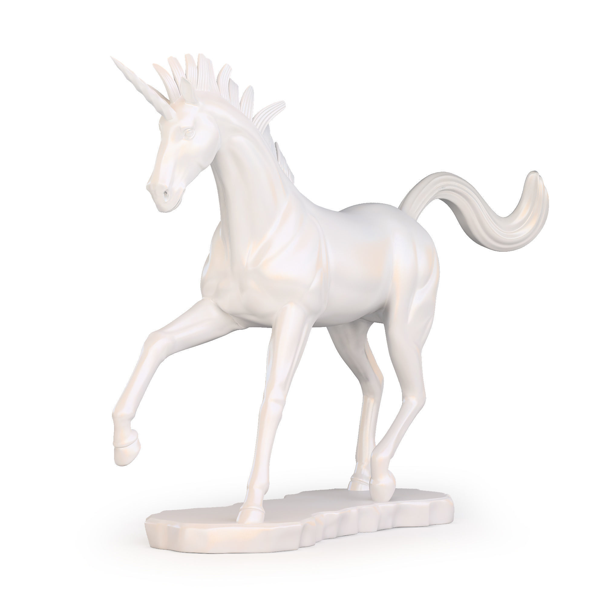 Unicorn Sculpture 3D print model_1
