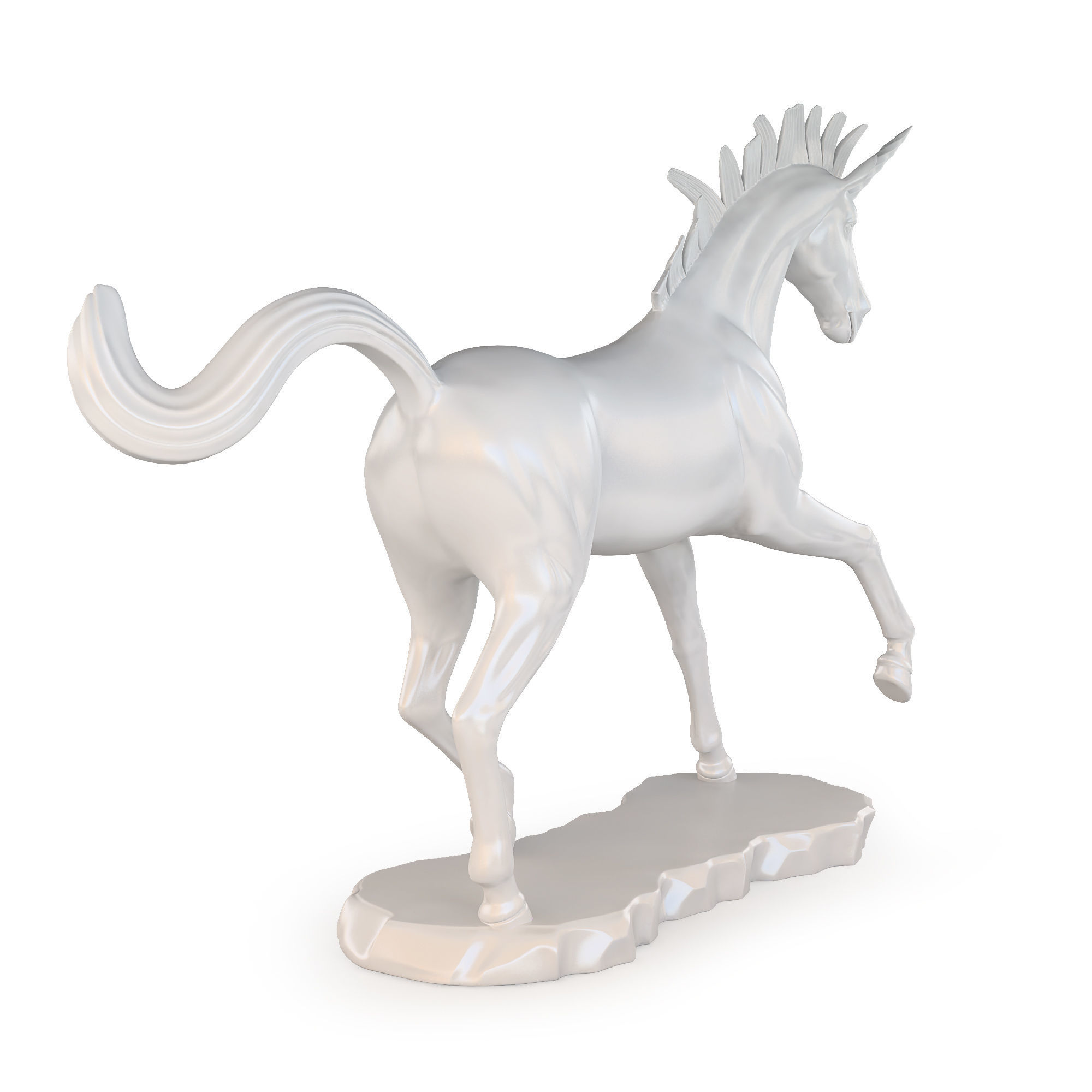 Unicorn Sculpture 3D print model_2