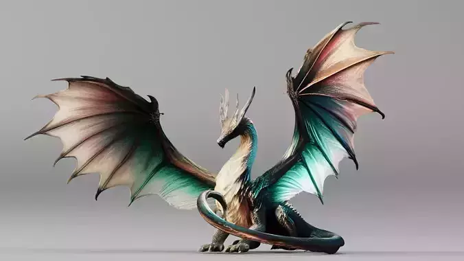 S00055 Emerald Dragon