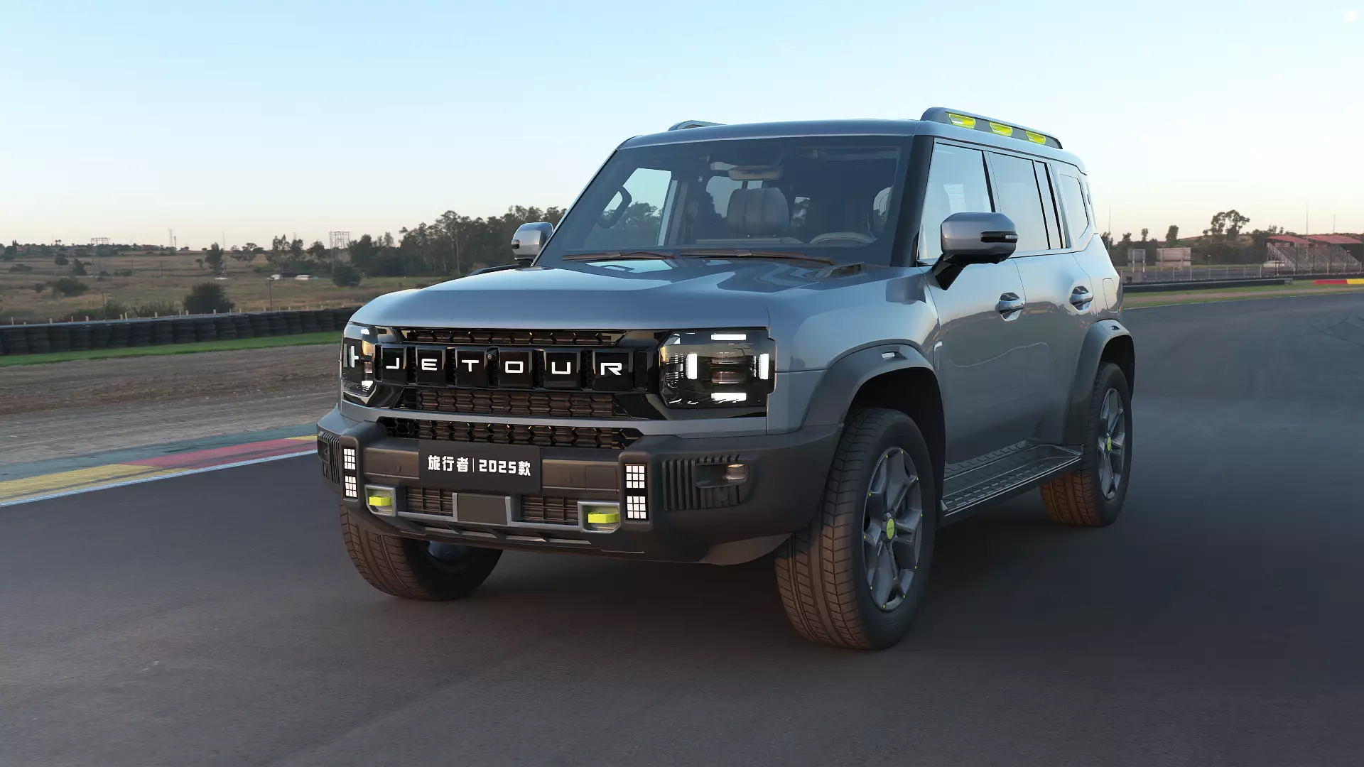 2025 Jetour Traveler with interior 3D model