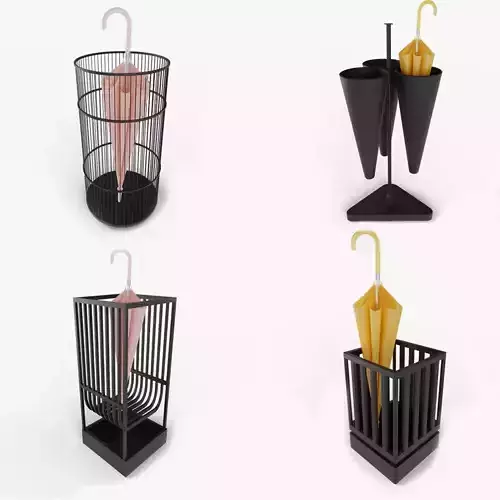 Umbrella Holders collection 3D model