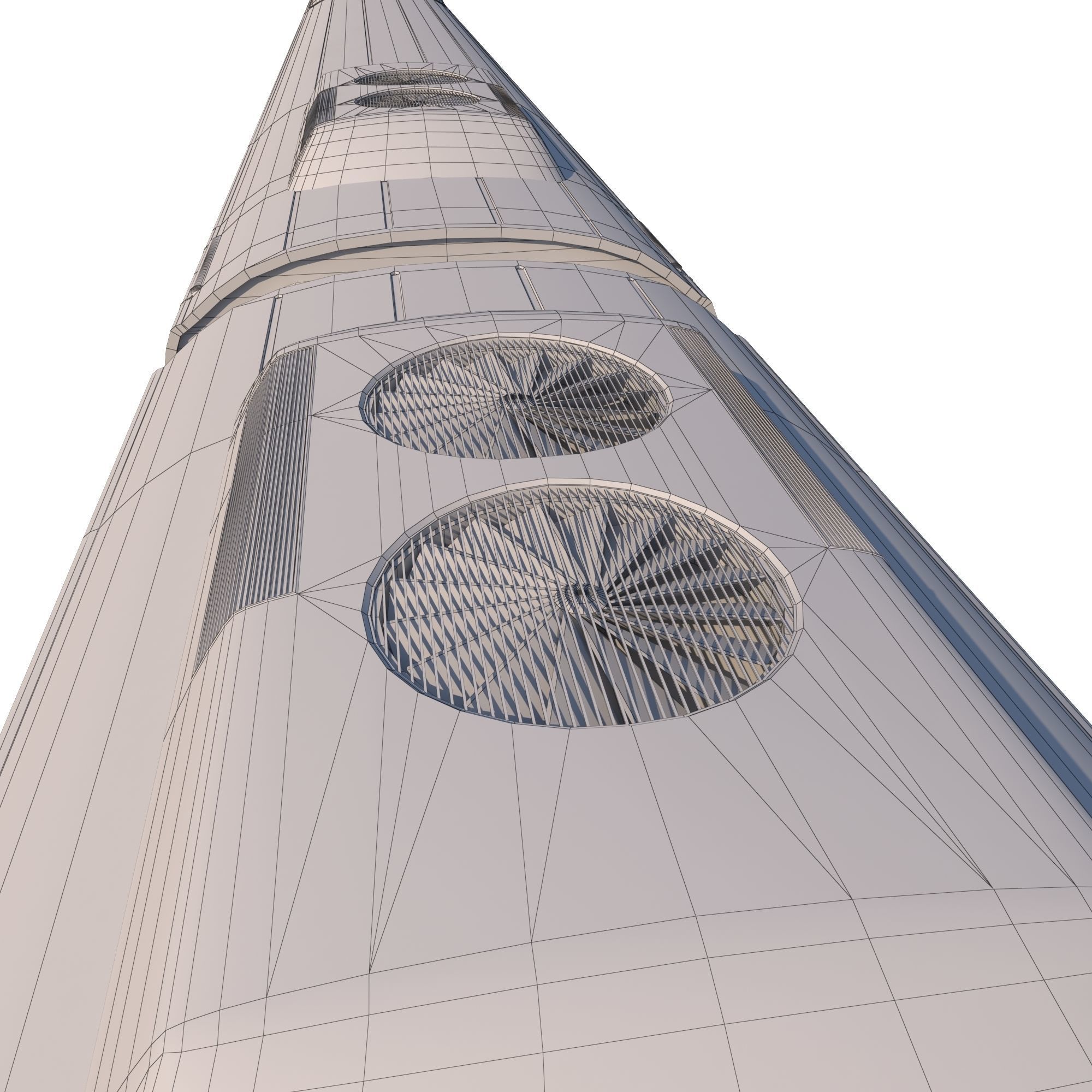 High-speed Electric Train Siemens Velaro AVE Renfe Spain  3D model_17