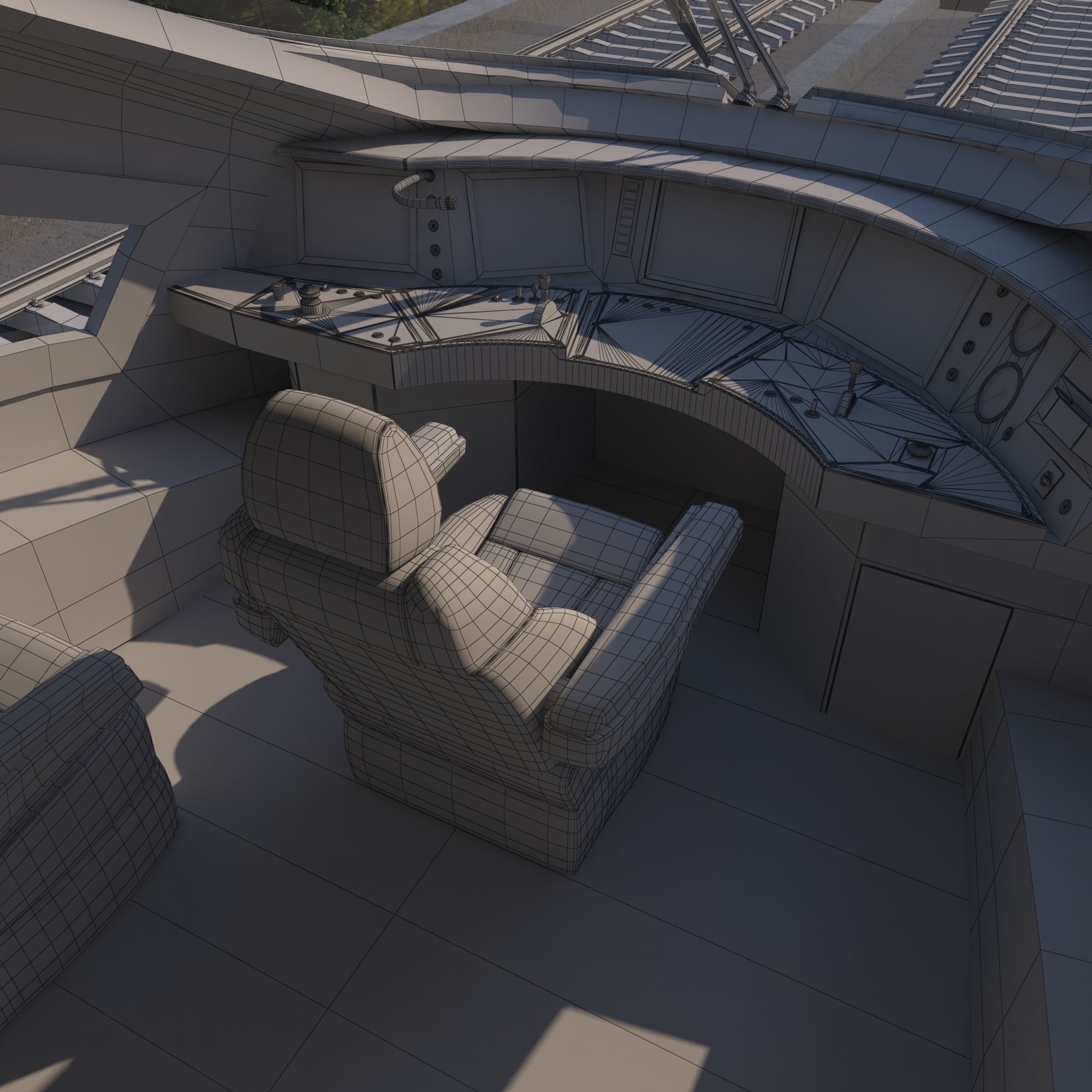 High-speed Electric Train Siemens Velaro AVE Renfe Spain  3D model_23