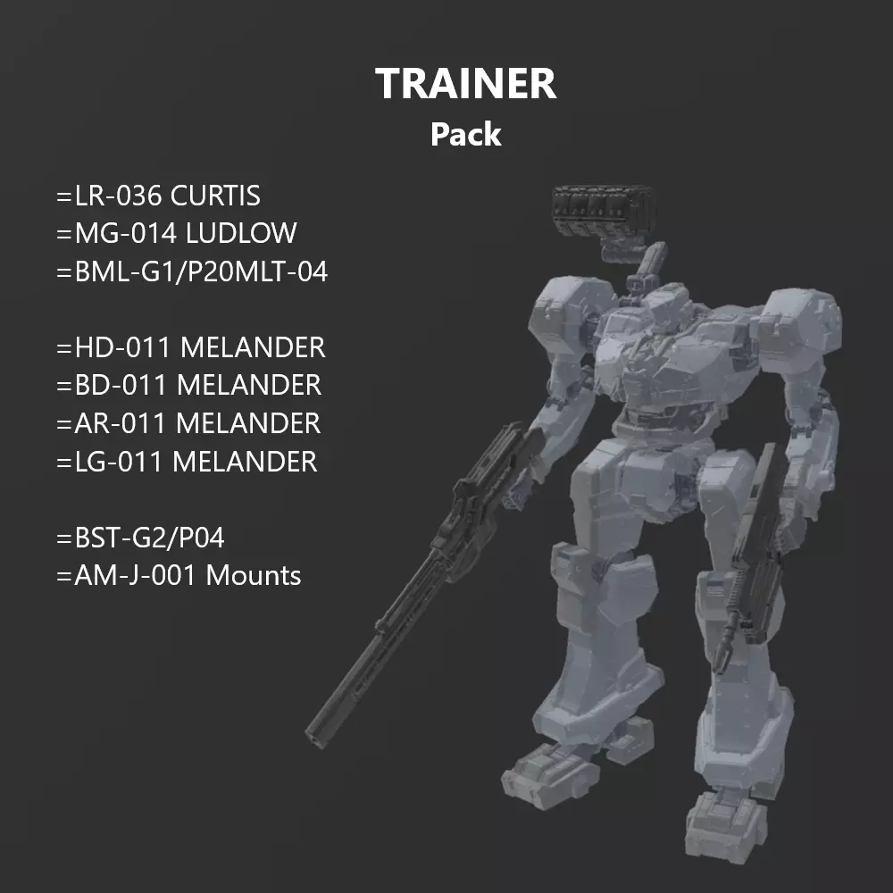 51-011 AL Model Kit 30 MM Armored Core 6 3D print model