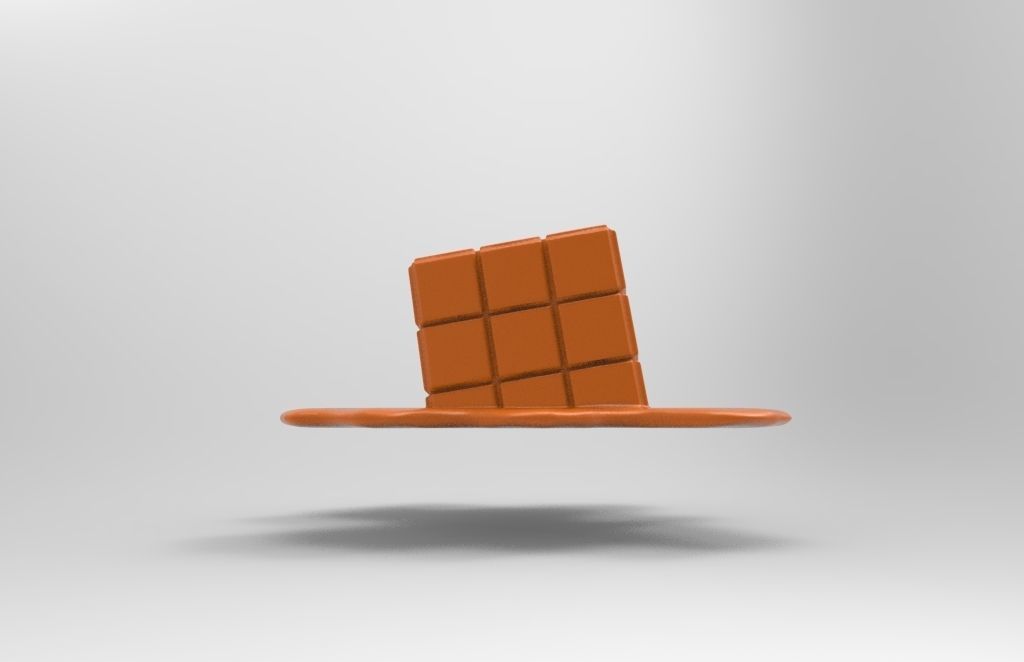 Cube to melt for 3d printing 3D print model_6