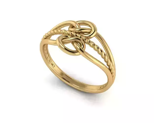 Plain Knit Ring woman code03