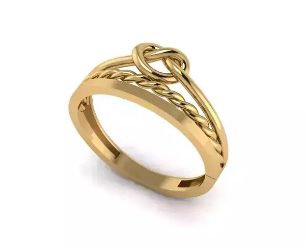 Plain Knit Ring woman code05