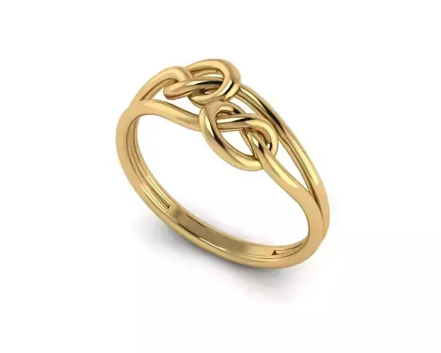 Plain Knit Ring woman code04