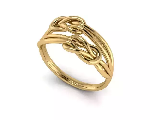 Plain Knit Ring woman code08