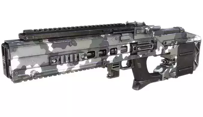 sci-fi RIFLE01 3D model