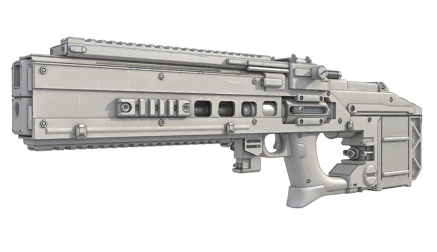sci-fi RIFLE01 3D model_9