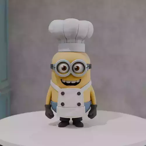 minion cook 3D print model