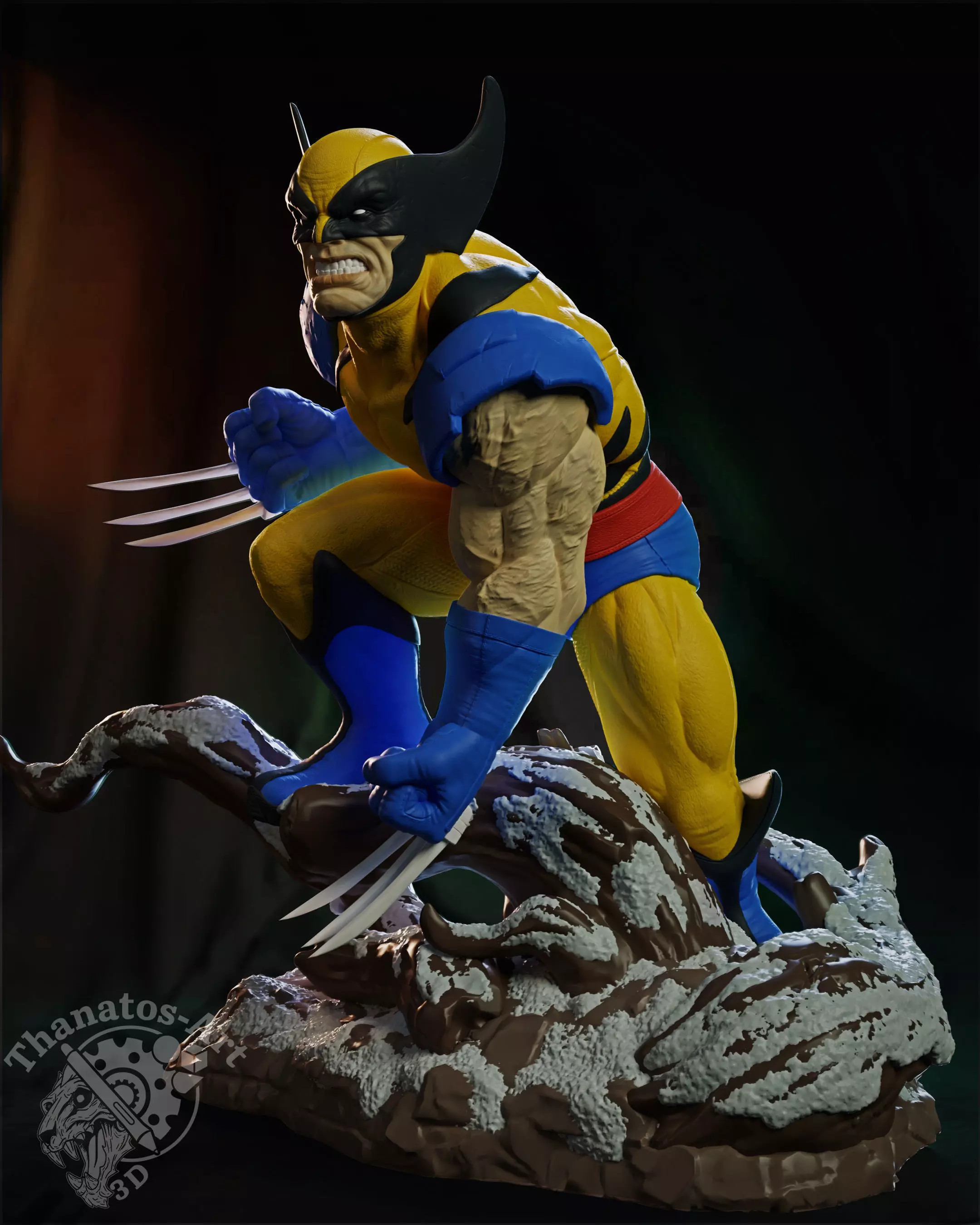 Wolverine FanArt 3D print model