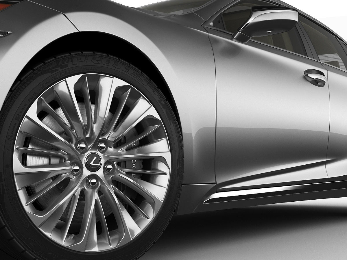 Lexus LS500 2018 3D model_5