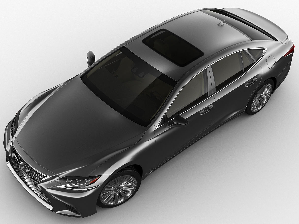 Lexus LS500 2018 3D model_6