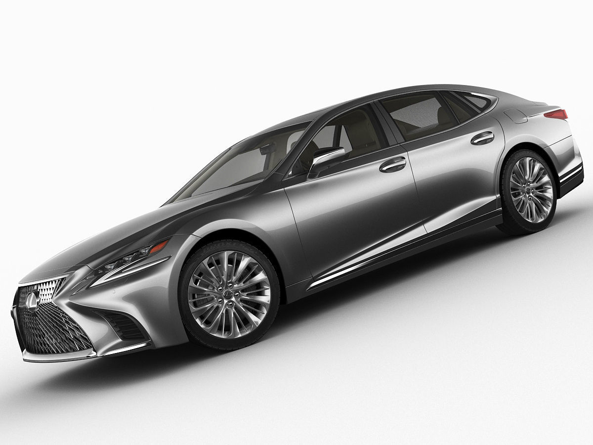 Lexus LS500 2018 3D model_8