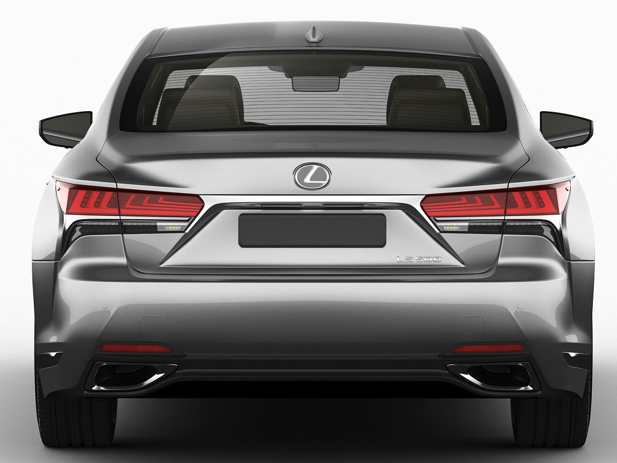 Lexus LS500 2018 3D model_11