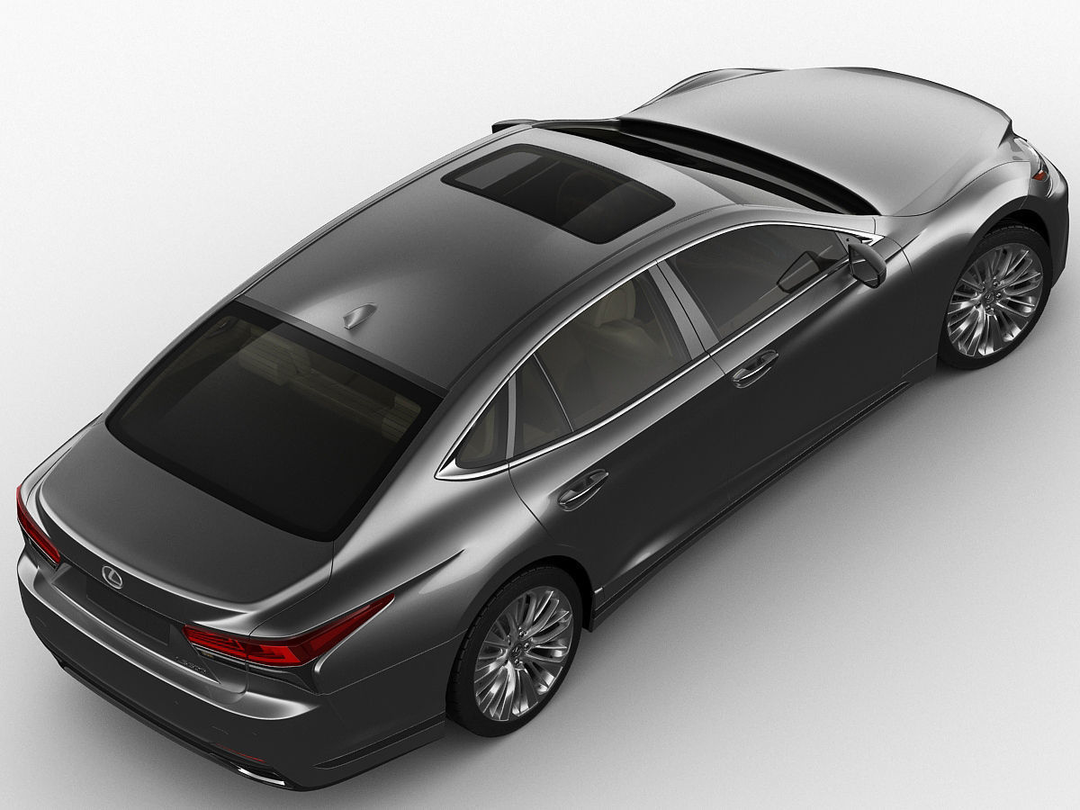 Lexus LS500 2018 3D model_7