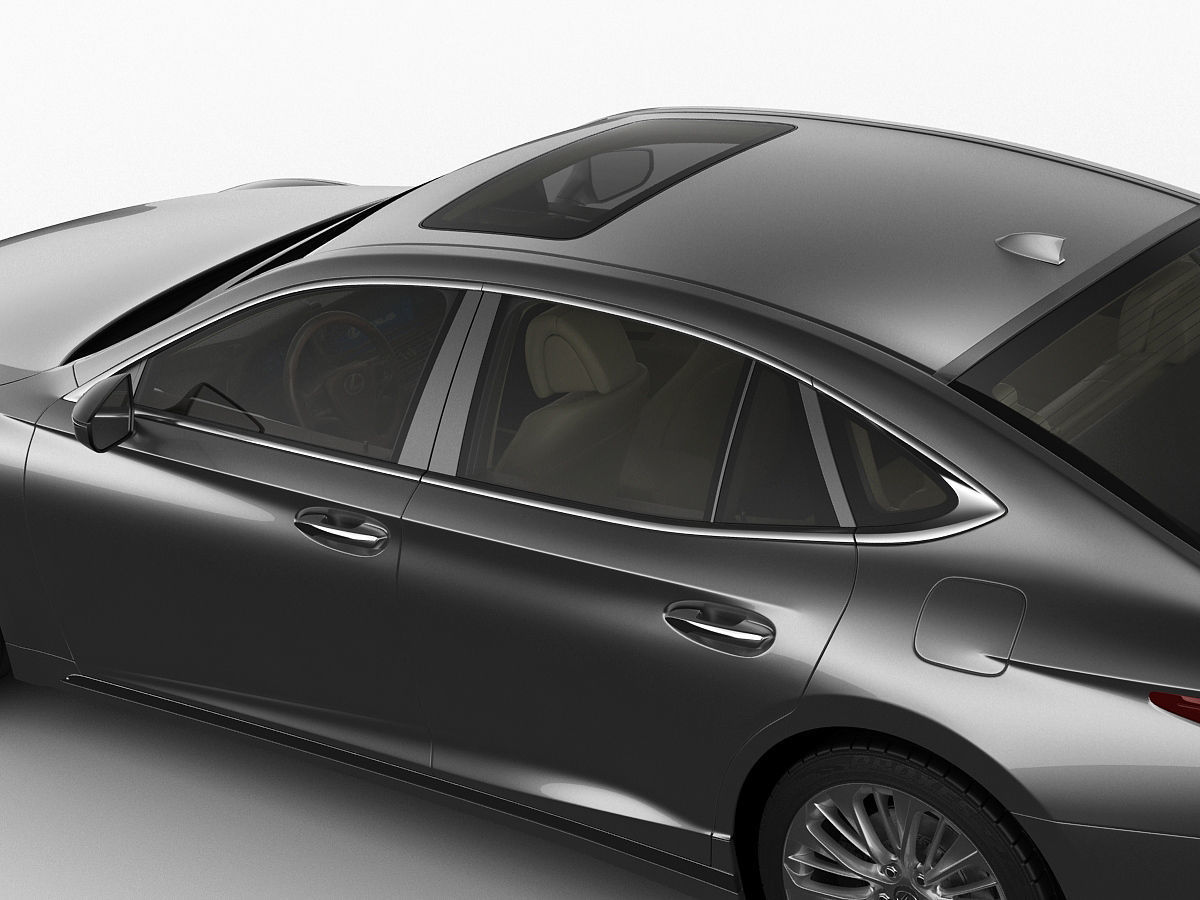 Lexus LS500 2018 3D model_12