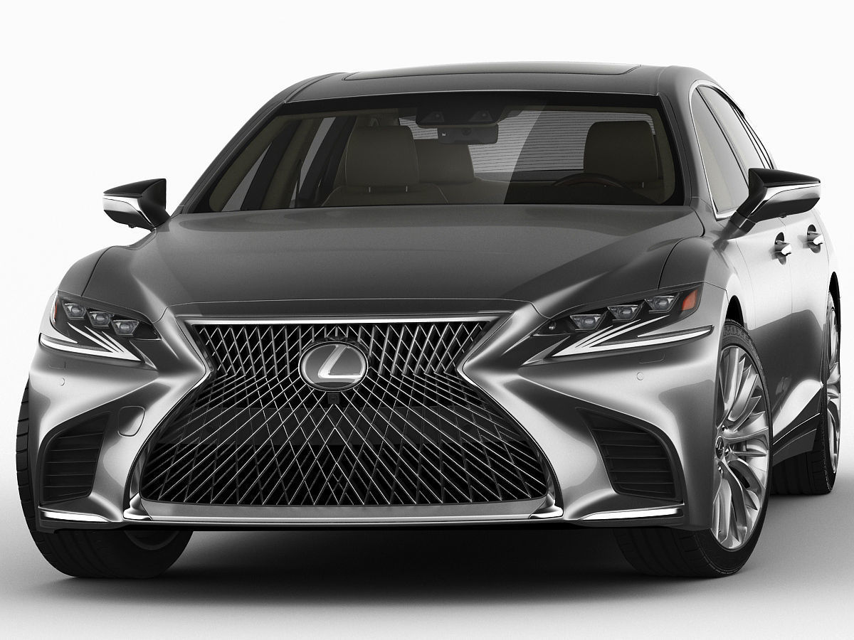 Lexus LS500 2018 3D model_10