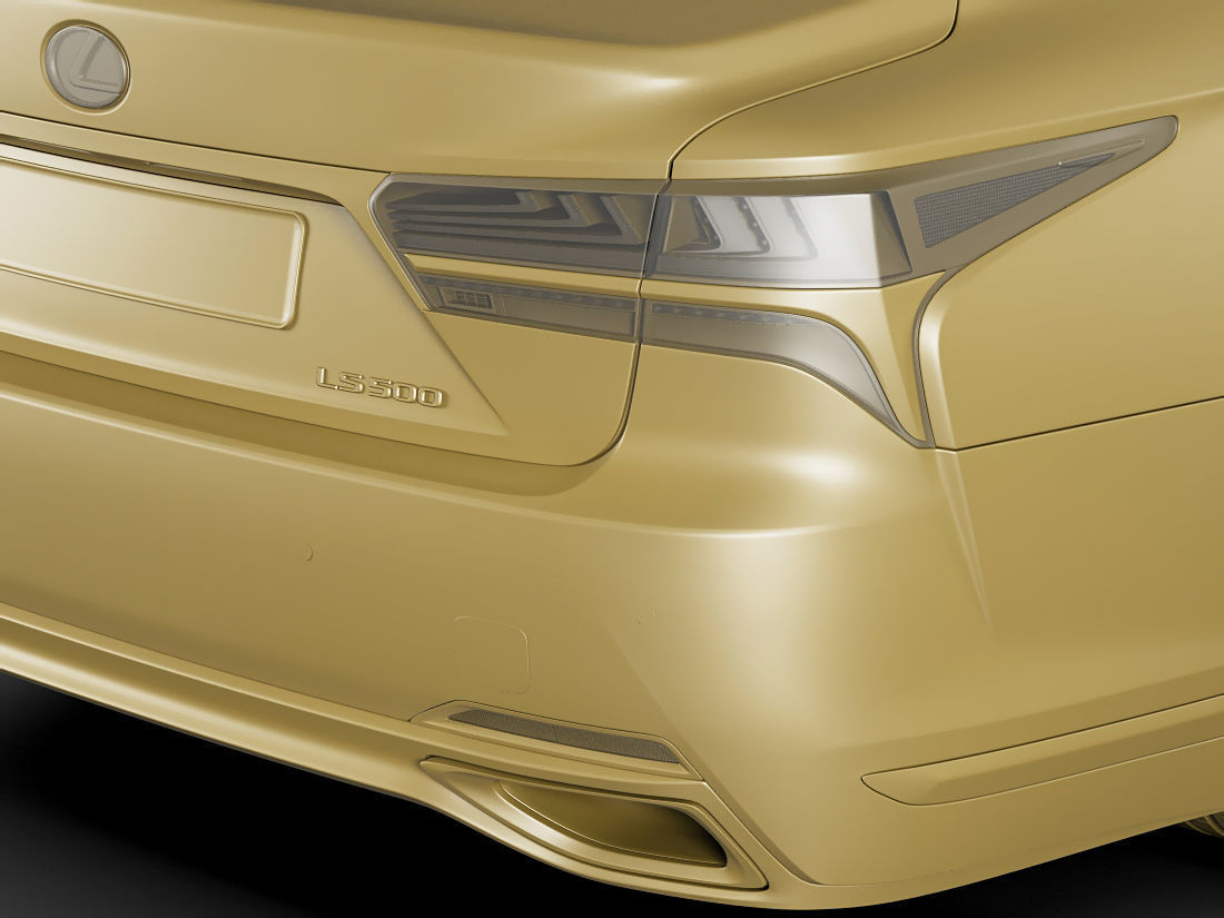 Lexus LS500 2018 3D model_18