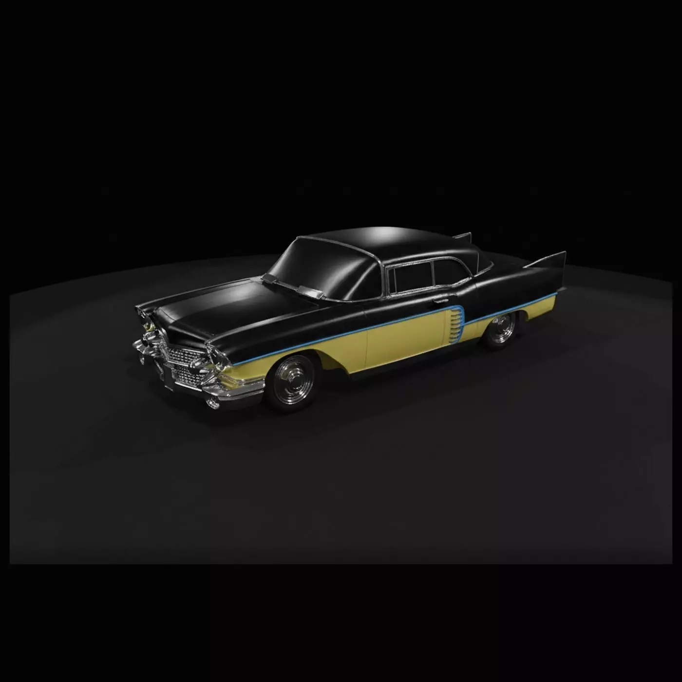1-87 1957 Cadillac Eldorado Print Ready STL 3D print model