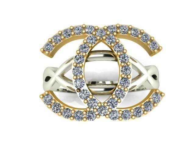 Ring T00110 3D print model_2