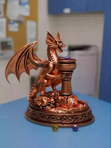 Dragon Dice Tower 3D print model 5