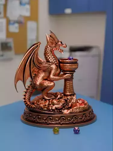 Dragon Dice Tower 3D print model 4