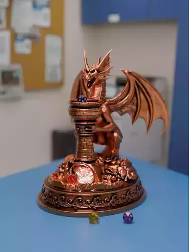Dragon Dice Tower 3D print model 6
