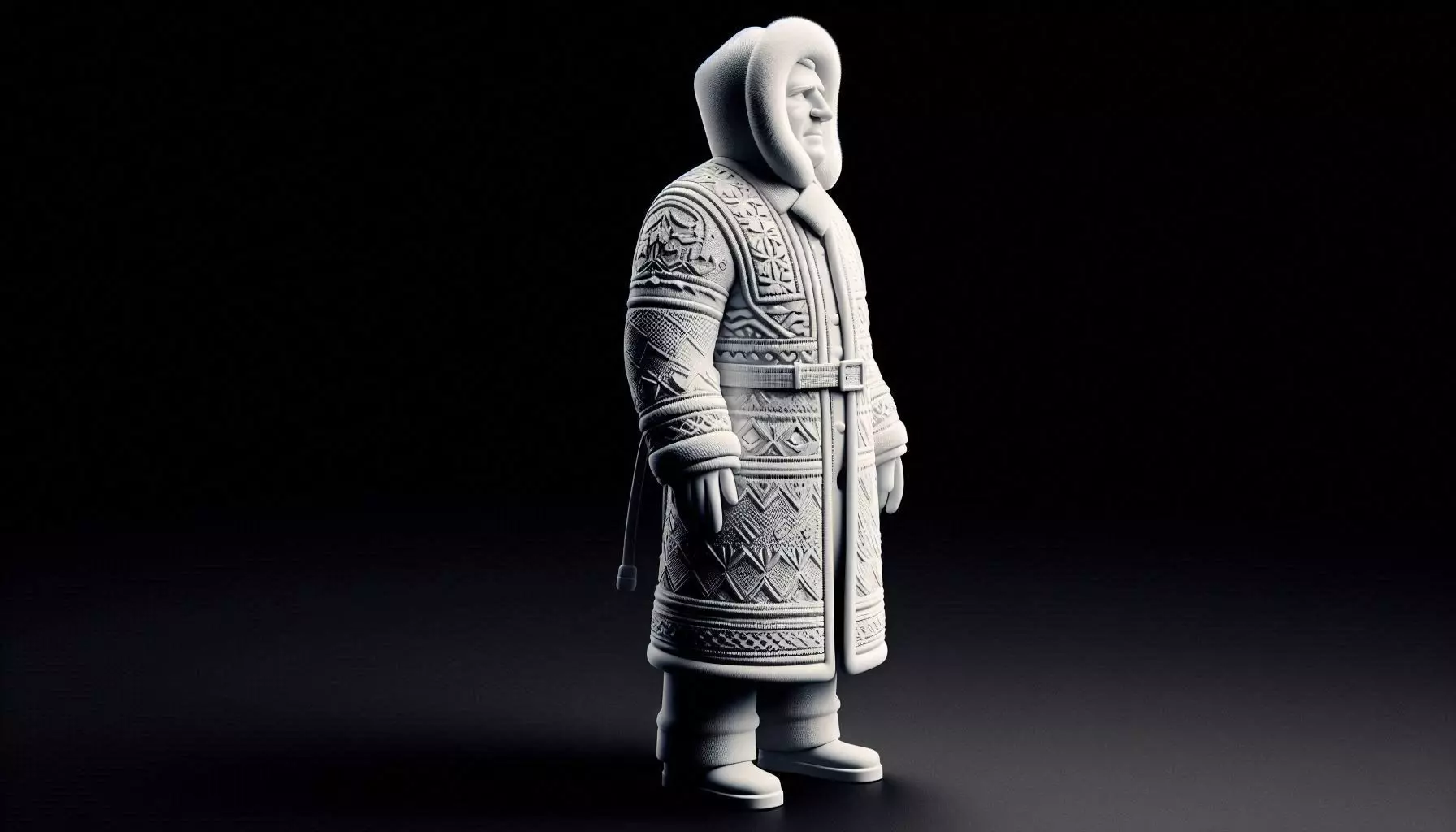 Old Man Winter Coat Model 3D print model