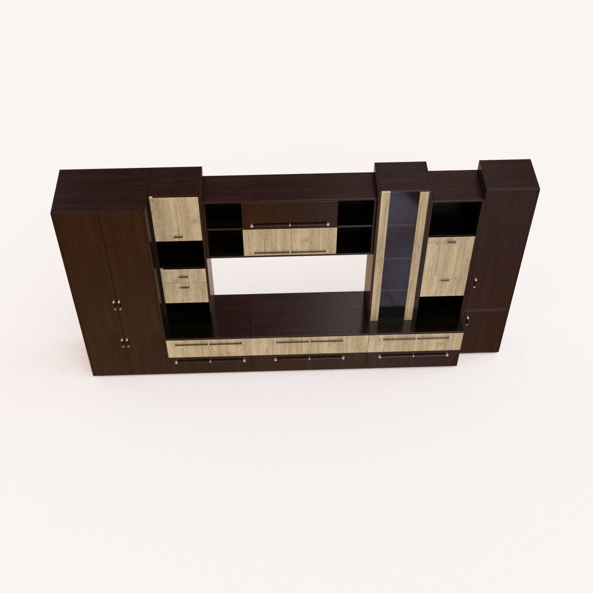 Mercur Shelving System 3D model_4